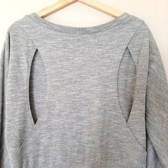 RAG & BONE Knit Sibella Drawstring Waist Dress Grey Sz M - Picture 13 of 16